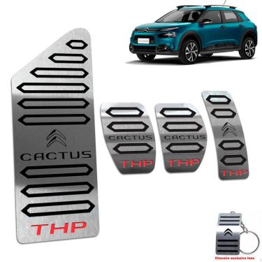 Imagem de Descanso + Pedaleira Manual Citroen C4 Cactus Thp Inox Preto