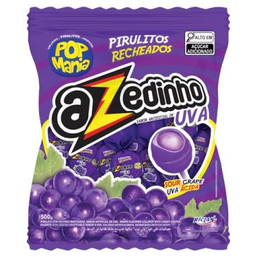 Imagem de Pirulito Pop Mania Azedinho Uva Pacotes com 500G