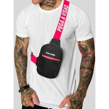 Imagem de Shoulder Bag Masculina Mini Bolsa Necessaire Basica Pega a Visão-Masculino