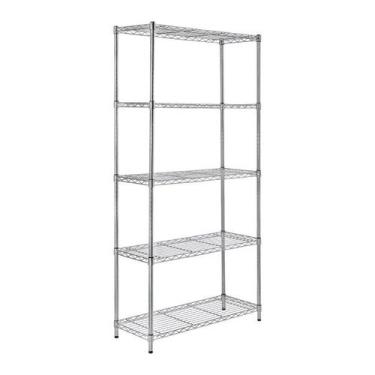 Imagem de Estante de Aço Cromado 5 prateleiras Uteall 60cm de largura