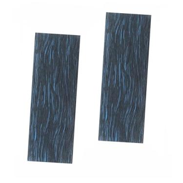Imagem de HAISDA G10 Balanças Material de cabo de faca espada faça você mesmo lajes punhos em branco material de lajes, pacote com 2 peças (preto e azul)