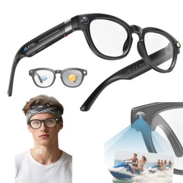 Imagem de 8MP 32GB AI Óculos Inteligentes Com Chat E GPT, Óculos Para Gravação De Vídeo HD 1080P, Óculos De Sol Bluetooth, Com Câmera, Tradução Em Tempo Real, Viagens Para Esportes Ao Ar Livre