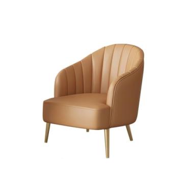 Imagem de URGDWEKJY Cadeira de sofá leve luxuosa cadeira de sofá individual recepção cadeira de negociação casa sala de estar quarto estudo sofá cadeira sala de estar sofá (D)
