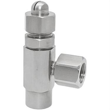 Imagem de XMGKMN Fácil de instalar Bocal de mistura de ar pequeno tipo VVEA de dois fluidos simples de ar e água bocal de atomização úmida de baixa pressão (tamanho: fio interno de 1 ponto)