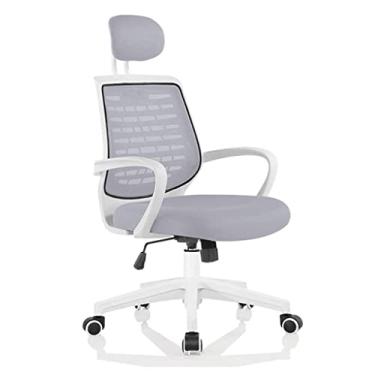 Imagem de Cadeiras de secretária de escritório cadeira de escritório cadeira de computador de altura ajustável com apoio de braços cadeira de secretária confortável respirável silencioso polias cadeiras