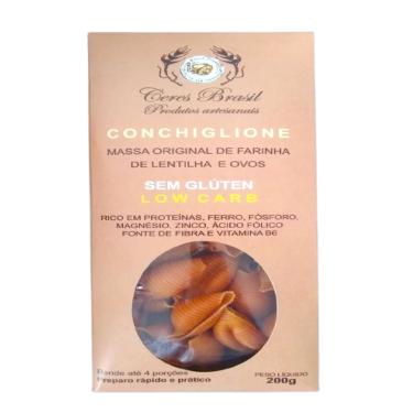 Imagem de Kit 6X: Macarrão Conchiglione de Lentilha Sem Glúten Ceres 200g