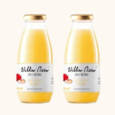 Imagem de Kit 2X: Suco de Maçã Integral Sem Açúcar Villa Piva 300ml