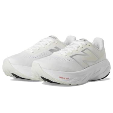 Imagem de New Balance Tênis de corrida unissex infantil Fresh Foam X 1080 V14 com cadarço, Branco/sal marinho, 22 BR