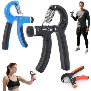 Imagem de Hand Grip Ajustável 5 a 60kg Exercitador Mão Antebraço Fortalecedor Muscular Ergonômico Academia Fitness