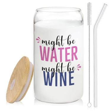 Imagem de BEHIFL Copos de vinho presentes para amantes de coquetéis, presentes engraçados de copo de vinho para mulheres 400 ml, jarra de tequila e limão para amantes de coquetéis