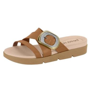 Imagem de Tamanco Feminino Macio Beira Rio Conforto Original 8387546, Camel, 36