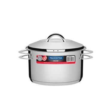 Imagem de Panela Em Aço Inox Fundo Triplo Linha Solar 6,1 Litros Pit 2 - Tramontina