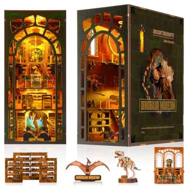 Imagem de Book Nook Kit – DIY Wooden Miniature House Kits, Stunning Bookshelf Insert Decor, Ideal Gift for Holidays, Birthdays（Dinosaur Museum）