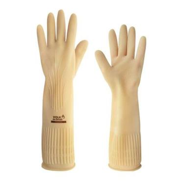 Imagem de Luva De Látex Multiuso Ranhurada 10 (eg) - Proteção E Durabilidade