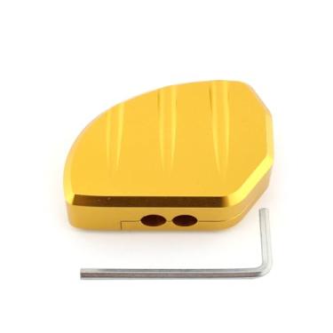 Imagem de FINMOKAL Placa auxiliar de ampliação da almofada de suporte para motocicleta compatível com Honda PCX-160 PCX160 2025 (dourado)