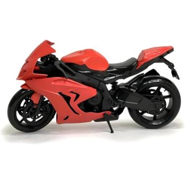 Imagem de Moto de Brinquedo Infantil Esportiva em Plástico Resistente, Modelos Millennium Speed Motor e SB 1000, Para Crianças a Partir de 3 Anos (SB 1000, Vermelho)