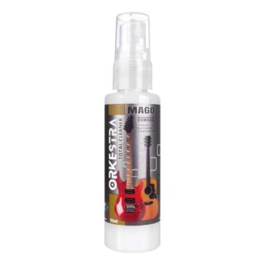 Imagem de Mago Limpador de Instrumentos Musicais para Violão, Guitarra e Baixo, Remove Gordura, Dá Brilho, Limpa Cordas, 70ml