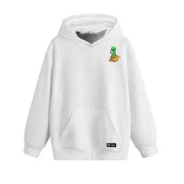 Imagem de Blusão Moletom Canguru Saturno Et Infantil Personalizado com Capuz e Bolso-Unissex