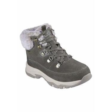Imagem de Skechers Botas de caminhada para mulher, verde oliva, 39 EU