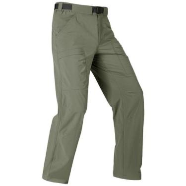 Imagem de Calças FREE SOLDIER Outdoor, impermeáveis, de secagem rápida, verde sá