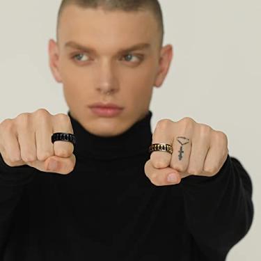 Imagem de Anel de caveira para homens e mulheres, 11, Aço inoxidável, Sem pedra preciosa