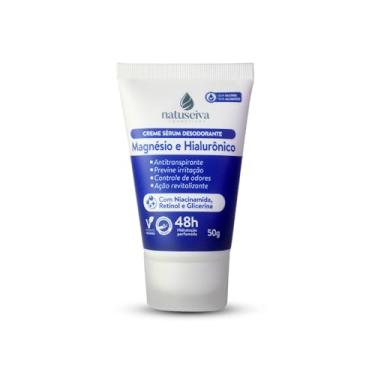 Imagem de Creme Sérum Desodorante Natuseiva Magnésio e Hialurônico 50g | Hidratação, Conforto e Proteção 48h