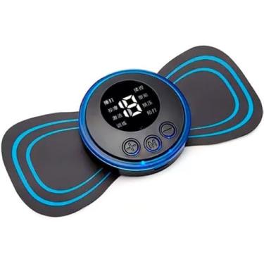 Imagem de Massageador Portátil Recarregável EMS | Eletroestimulação Muscular TENS | Alívio de Dor Crônica e Recuperação Muscular | 8 Modos e 19 Intensidades | Compacto | Fisioterapia e Relaxamento