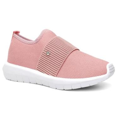 Imagem de Tênis Meia Feminino Calce Fácil Ortopédico Esportivo Casual confortáve