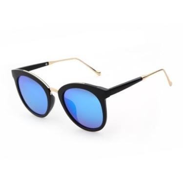 Imagem de HCHES Óculos de Sol Polarizados para Condução Femininos com Lentes Espelhadas Roxas (3)