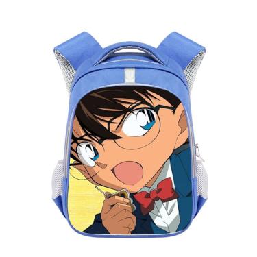 Imagem de Mochila escolar Detectives Conans Anime Saco escolar 26x13x36cm