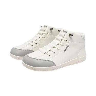 Imagem de Tênis Unissex De Cano Médio Estilo Barefoot Com Bico Largo, Botas De T