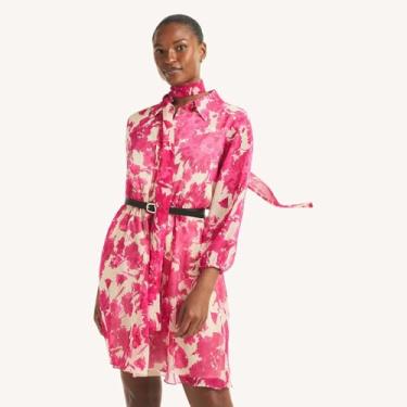 Imagem de Nautica Vestido esportivo feminino de manga curta macio para o dia a dia, multicor, PP