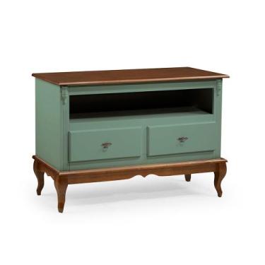 Imagem de Rack para TV Antique de Madeira com 2 Gavetas e Nicho - M560502 - Linz