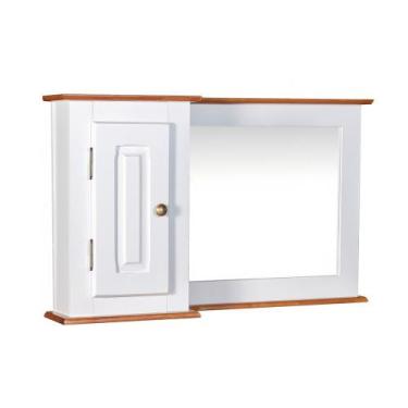 Imagem de Espelho para Banheiro Dália com Armário de Parede de Madeira com 1 Por