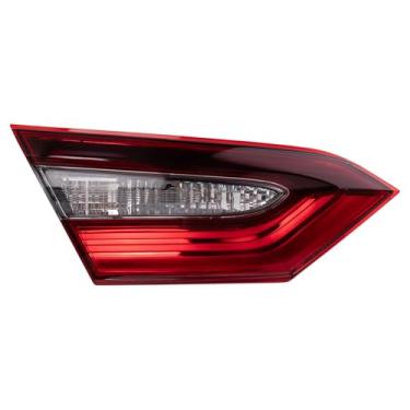 Imagem de TRQ Conjunto de luz traseira interna esquerda lado do motorista TO2802159 compatível com Toyota Camry 2021-2024