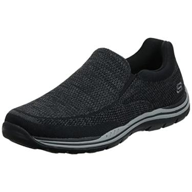 Imagem de Skechers Mocassim masculino Expected Gomel Slip-On, Preto, 13 X-Wide