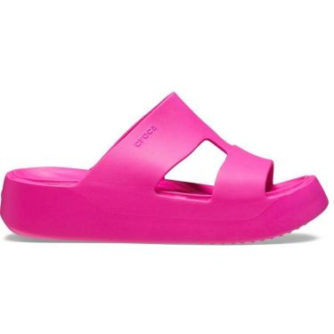 Imagem de Sandália crocs getaway platform h-strap pink crush-Feminino