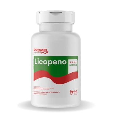 Imagem de Licopeno de Tomate Com Selênio 60 Caps de 500mg Promel-Unissex