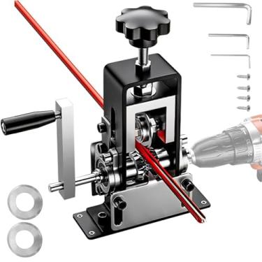 Imagem de Máquina de decapagem de fio manual para reciclagem de sucata de cobre de 0,1 a 2,5 cm, ferramenta portátil de descascador de fios alimentada por perfuração com 2 lâminas gratuitas (1 conjunto de
