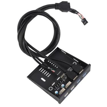Imagem de aqxreight Painel Frontal de 3,5 Polegadas Hub USB3.0 de Alta Velocidade 4 Portas Adaptador de Suporte Combinado Interno para PC Desktop Portas de Disquete de 3,5 Polegadas 2 USB 2 para Disco Hub