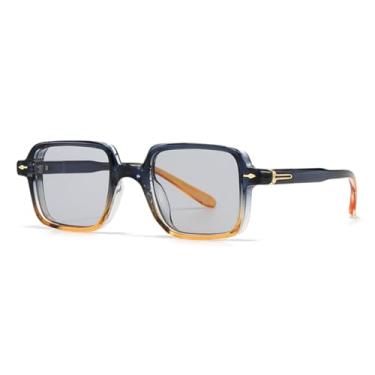 Imagem de Óculos de sol com armação para homens, verde, marrom, preto, retrô, estilo feminino, unissex (3)