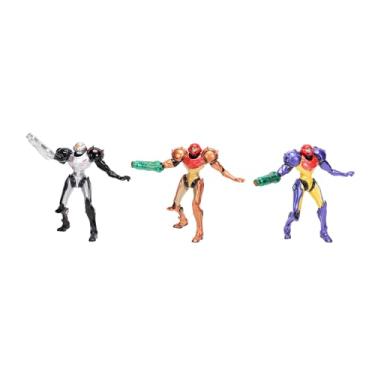 Imagem de Jakks Pacific Metroid Samus Chozo Power Suit Pacote com 3 SDCC exclusivo
