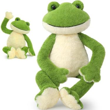 Imagem de Bicho de pelúcia MaoGolan Big Frog 60 cm de pelúcia verde para criança