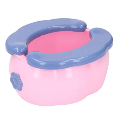 Imagem de Cryfokt Vaso Sanitário Dobrável para Treinamento de Penico para Bebês, Portátil para Viagens Ao Ar Livre, Fácil de Limpar Com Tiras Antiderrapantes para Crianças, Material Plástico Sem BPA (Estilo1 (madeira de salgueiro))