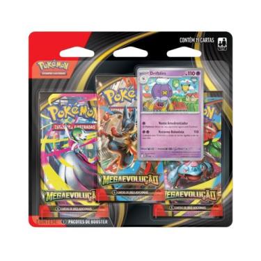 Imagem de Quádruplo Blister Pokémon Booster Megaevolução Contendo 24 Cartas Orig