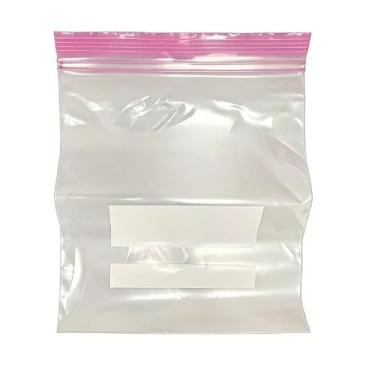 Imagem de Saco Zip Fecho Duplo Para Alimentos e Utilidades saco para alimentos para Freezer, Micro-ondas e Armazenamento(14,9x16,5cm (20un))