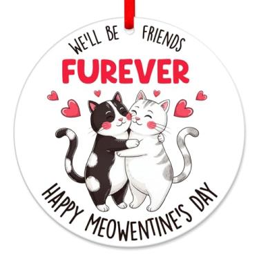 Imagem de Enfeite de acrílico dupla face dos namorados com fita - presente para namorado, namorada, marido, esposa e família