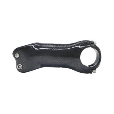 Imagem de Mesa de bicicleta em fibra de carbono 3K brilhante/fosca para MTB e bicicleta de estrada, com inclinação de 6°/17° e diâmetro de 70-120 mm.(Glossy 17d 110mm)