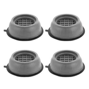 Imagem de Mikikit 4 peças de tapetes sem máquina de lavar almofadas de absorção de impacto para redução e umidade, acessórios de móveis para suporte de lavadora e secadora