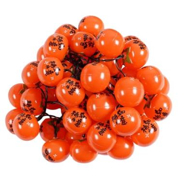 Imagem de ShengQuanHao Luz Festiva de Caqui, Decoração Decorativa para O Ano Chinês, para Pendurar em árvores, 5cm 10m 80 Palavras de Led, Tamanho real